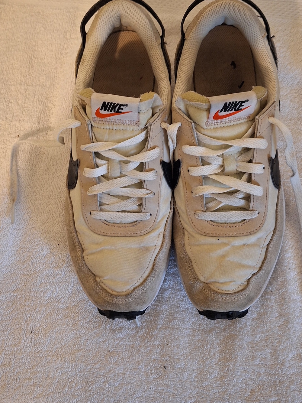 Nike Women's Waffle Debut 'Sanddrift/Black' - Picture 6 of 11